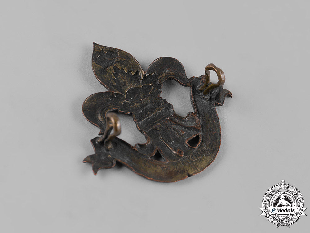 canada,_cef._a41_st_infantry_battalion"_canadiens_français"_cap_badge,_c.1915_m19_11265_1