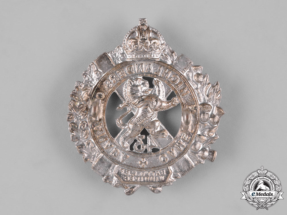 canada,_cef._a43_rd_infantry_battalion"_cameron_highlanders"_glengarry_badge,_c.1915_m19_11270