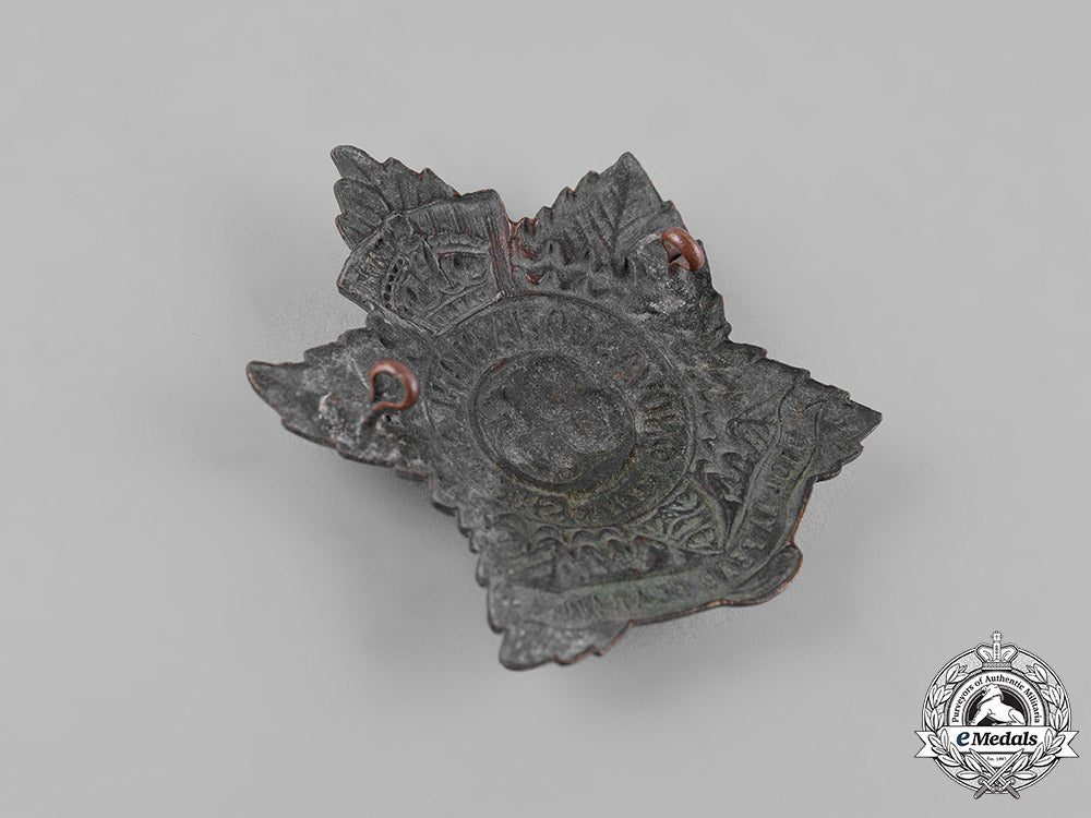 canada,_cef._a85_th_infantry_battalion"_nova_scotia_highlanders"_glengarry_badge,_c.1915_m19_11819