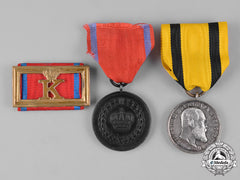 Württemberg, Kingdom. A Group Of Service Medals