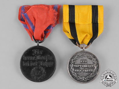 württemberg,_kingdom._a_group_of_service_medals_m19_12045