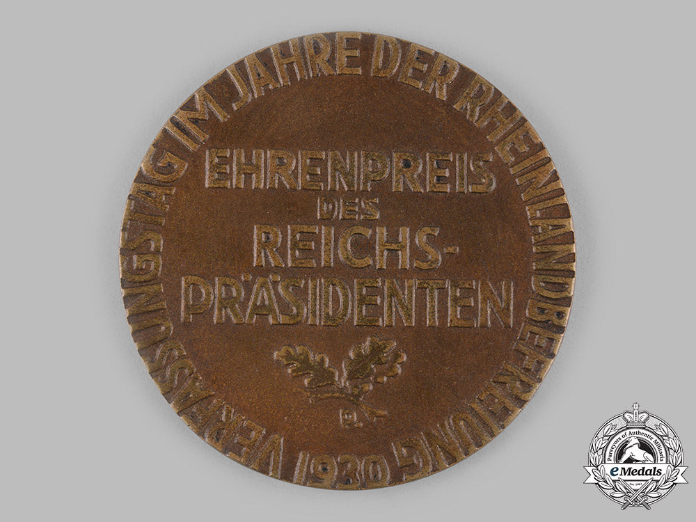 germany,_weimar_republic._a1930_liberation_of_the_rheinland_commemorative_table_medal_m19_13166