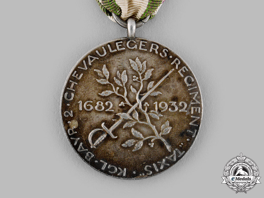 germany,_weimar_republic._a2_nd_royal_bavarian_chevau-_légers"_taxis"250_th_anniversary_medal_m19_14217