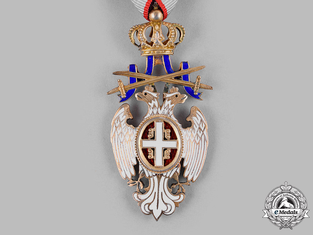 serbia,_kingdom._an_order_of_the_white_eagle,_v_class_knight_with_swords,_c.1920_m19_16736_1