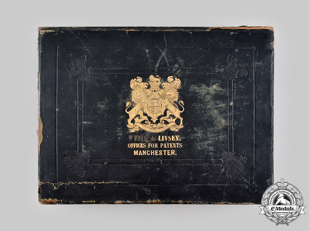 united_kingdom._a_patent_of_invention_with_great_seal_of_the_realm_to_joseph_eccles,_march1860_m19_18808