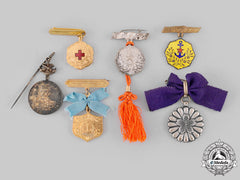 Japan, Empire. A Lot Of Six Badges & Insignia