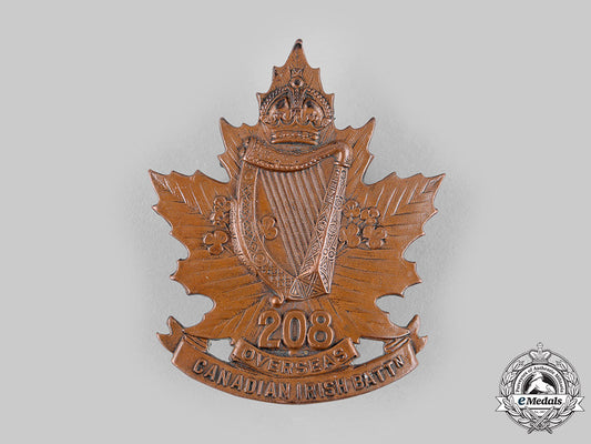 canada,_cef._a208_th_infantry_battalion"_canadian_irish"_cap_badge,_c.1916_m19_20122_1