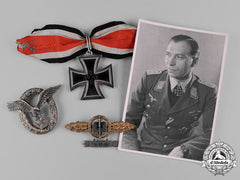 Germany, Luftwaffe. The Decorations, Awards & Photographs Of Fighter Ace Franz Dörr