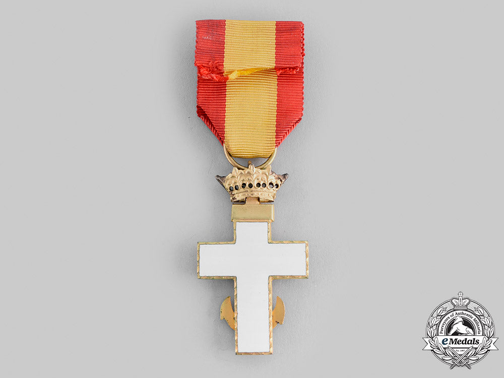 spain,_fascist_state._an_order_of_naval_merit,_i_class_cross,_c.1950_m19_22413