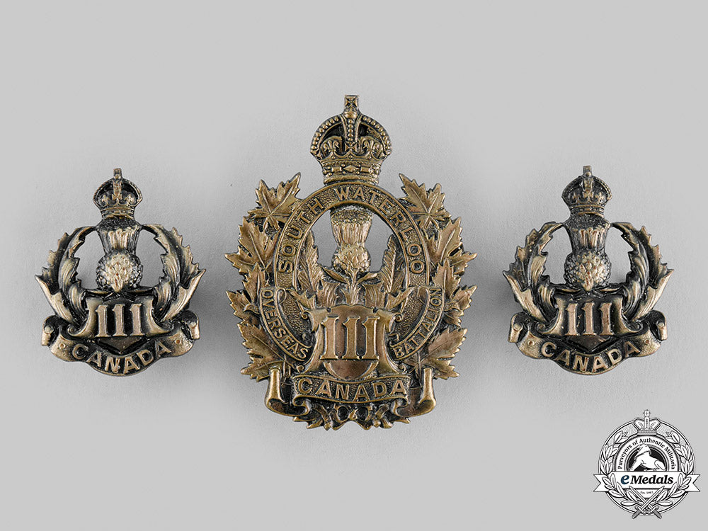 canada.,_cef._a111_th_infantry_battalion"_south_waterloo_battalion"_insignia_set,_c.1915_m19_22608
