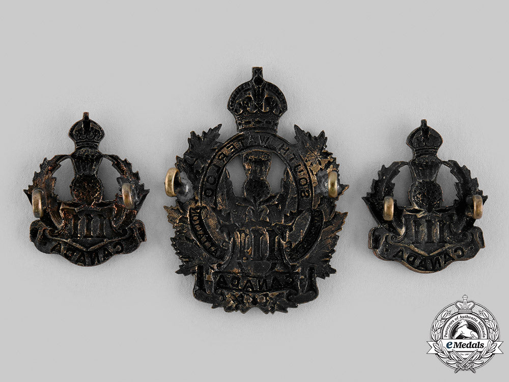canada.,_cef._a111_th_infantry_battalion"_south_waterloo_battalion"_insignia_set,_c.1915_m19_22609