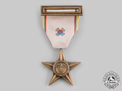 Colombia, Republic. A Medal For Service In War Overseas, Bronze Star For The Korean War, C.1955