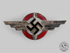 Germany, Dlv. A German Air Sports Association (Dlv) Visor Cap Insignia, By Wilhlem Deumer