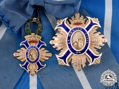 Spain, Fascist State. An Order Of Civil Merit In Gold, Grand Cross, By Villanueva & Laiseca, 1973
