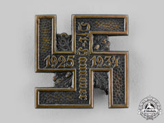Germany, Nsdap. A 1934 East Hannover Nsdap 10 Year Anniversary Badge