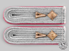 Germany, Heer. A Set Of Panzer Oberleutnant Wehrkreis V Shoulder Boards