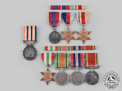 South Africa. The Second World War Medals To Lieutenant Colonel J.m De Klerk