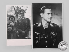 Germany, Luftwaffe. A Pair Of Signed Photographs Of Günther Rall