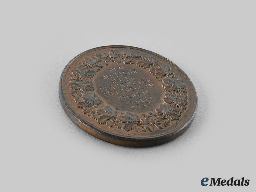 lubeck,_free_city._a_loyalty_in_the_service_table_medal_to_otto_plackmeyer,_c.1937_m19_25275