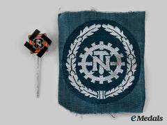 Germany, Teno. A Technical Emergency Help Membership Pin And Sleeve Insignia