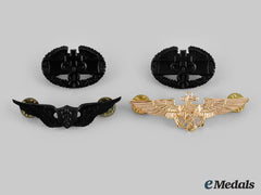 United States. A Lot Of Four Badges