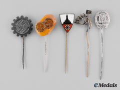 Germany, Third Reich. A Lot Of Stickpins