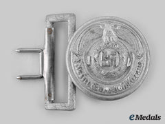 Germany. An Ss Officer's Belt Buckle, By Emil Jüttner, Lüdenscheid
