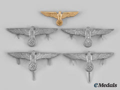 Germany, Heer. A Lot Of Army Visor Eagles