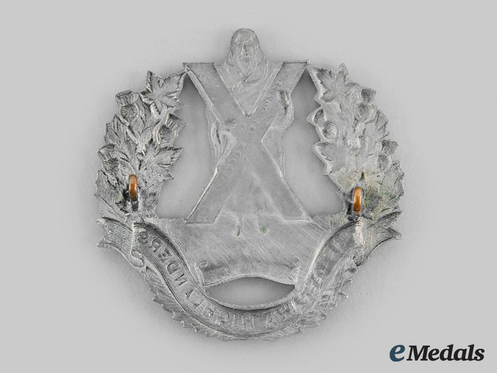 canada,_commonwealth._an_ottawa_highlanders_glengarry_badge,_by_scully,_c.1925_m19_27594