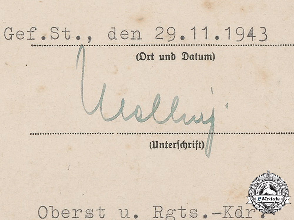 germany,_heer._an_infantry_assault_badge_in_silver_award_document_to_obergefreiter_august_loth,1943_m19_3051