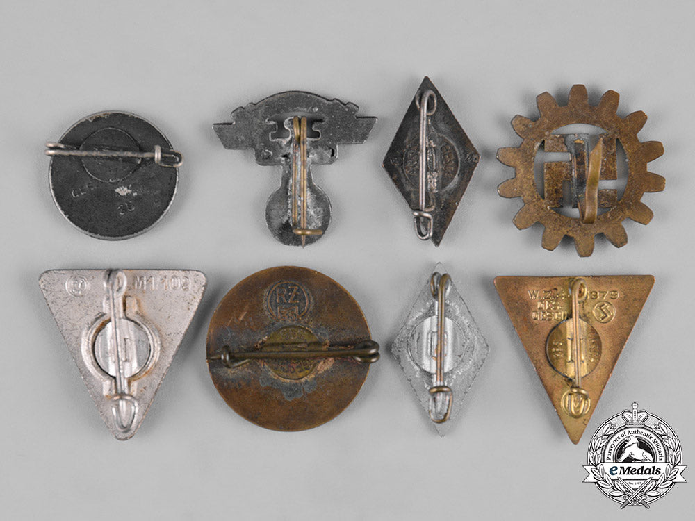 germany,_third_reich._a_lot_of_third_reich_member’s_badges_m19_3915