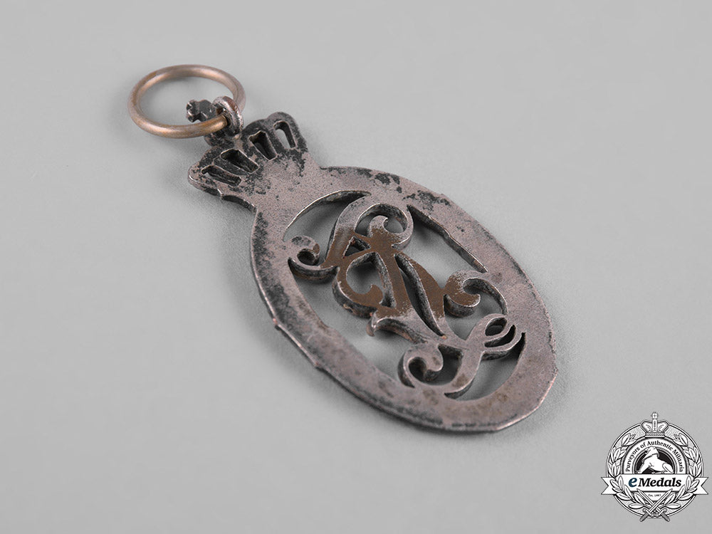 baden,_grand_duchy._a50_year_wedding_anniversary_insignia_in_silver_m19_7688