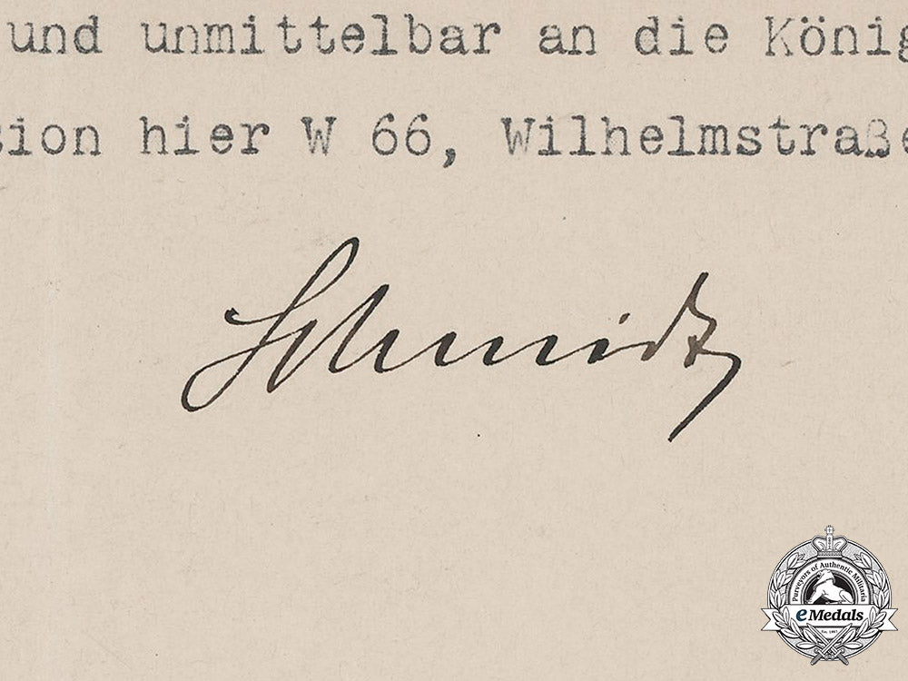 germany,_imperial._a_letter_notification_awarding_an_iron_cross,_ii_class,_non-_combatant,_to_karl_siegismund,1918_m19_8904