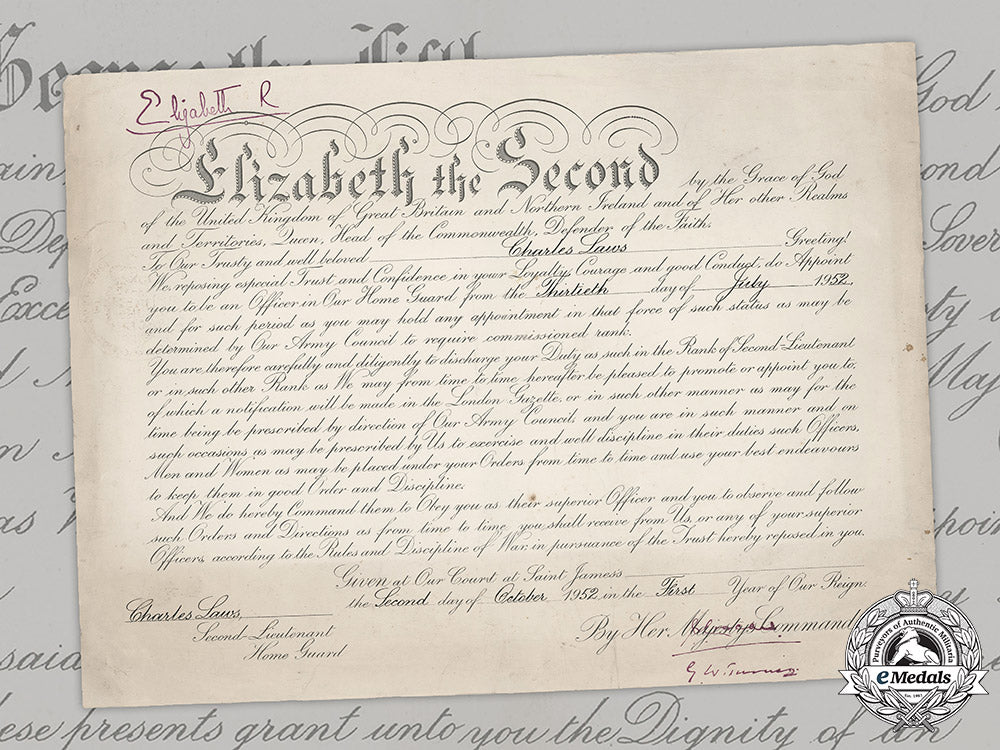 united_kingdom._two_award_documents;_obe&_promotion,_c.1930_m19_8950