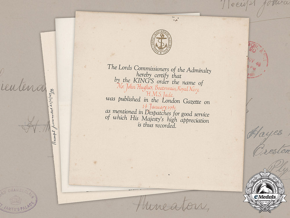 united_kingdom._a_documents_group_to_lieutenant_john_hughes,_royal_navy_mbe_m19_8953