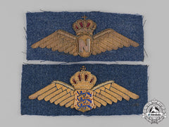 Denmark, Kingdom. Two Royal Danish Air Force Badges