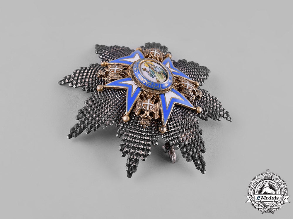 serbia,_kingdom._an_order_of_saint_sava,_ii_class_grand_officer_star,_by_fran_sorlini,_c.1935_m19_9597
