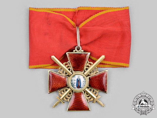 russia,_imperial._an_order_of_saint_anne,_ii_class_with_swords_in_gold,_by_eduard_m20_1030m20_018_mnc0293_1