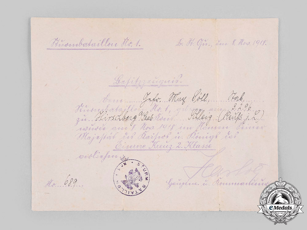 germany,_imperial._a1914_iron_cross_ii_class_with_document,_to_corporal_max_soll_m20_139_emd5095