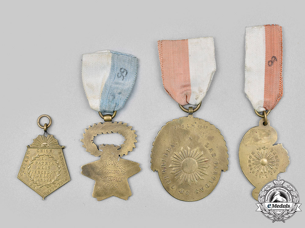 argentina,_chile,_peru._a_lot_of_four_reproduction_society_medals_m20_2108_mnc7146_1
