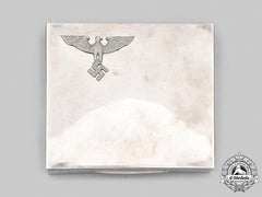 Germany, Nsdap. A Silver Cigarette Case, By Gottlieb Kurz