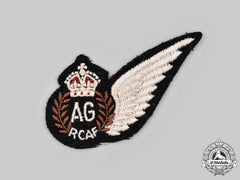Canada. A Second War Royal Canadian Air Force (Rcaf) Air Gunner (Ag) Wing