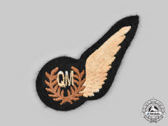 United Kingdom. A Second War Royal Air Force (Raf) Quartermaster (Qm) Wing