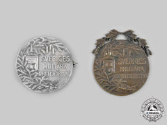 Sweden, Kingdom. Two Swedish Military Sports Federation Awards