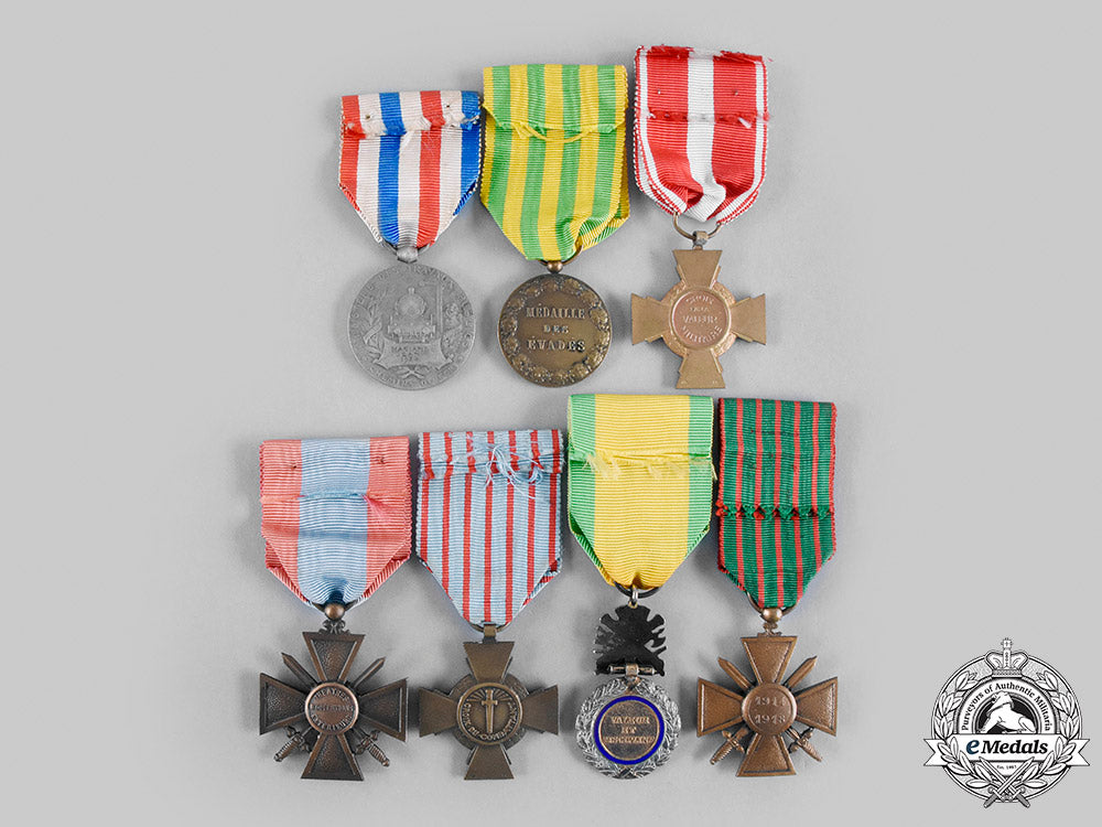 france,_iii_republic._a_lot_of_seven_awards_m20_375_emd7817