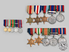 Canada. Two Second World War Medals Bars With Miniature Bar