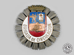Spain, Francoist Era. A City Of Madrid Municipal Traffic Brigade Star