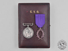 United Kingdom. A Lot Containing A Crimea Medal, French Order Of Academic Palms, Knight And Royal Victorian Order Case