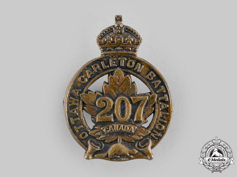 canada,_cef._a207_th_infantry_battalion"_ottawa_and_carleton_overseas_battalion"_cap_badge,_by_birks,1916_m20_790_emd5450_1