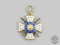 Prussia, Kingdom. A Crown Order In Gold, Iii Class With Swords, Miniature, C.1914
